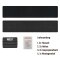 2x Kennzeichenhalter Auto rahmenlos Original Klett-IT® Kennzeichenhalterung unsichtbar KFZ Kennzeichen Klett Halter Nummernschild Halterung Nummernschildhalter Kennzeichenverstärker Kennzeichenträger