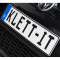 1 Kennzeichenhalter Auto rahmenlos Original Klett-IT® Kennzeichenhalterung unsichtbar KFZ Kennzeichen Klett Halter Nummernschild Halterung Nummernschildhalter Kennzeichenträger Größen 520mm - 380mm