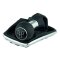 Schaltsack Schaltmanschette Naht Blau 12mm Schaltknauf perforiert VW Golf 4 IV Bora mit CHROM Rahmen