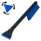 2x Kombi - Eiskratzer Schwarz-Blau MURSKA® Eisschaber 365mm wechselbare Dreieck-Klinge Acryl mit Schneebesen Original aus Finnland