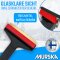 1x Set Eiskratzer + Schneebesen Schwarz-Rot MURSKA® 90mm Messingklinge Original aus Finnland
