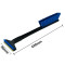 1 x Kombi Eiskratzer Schwarz-Blau Murska® mit 90mm Messingschaber und Schneebesen 420mm lang Original aus Finnland