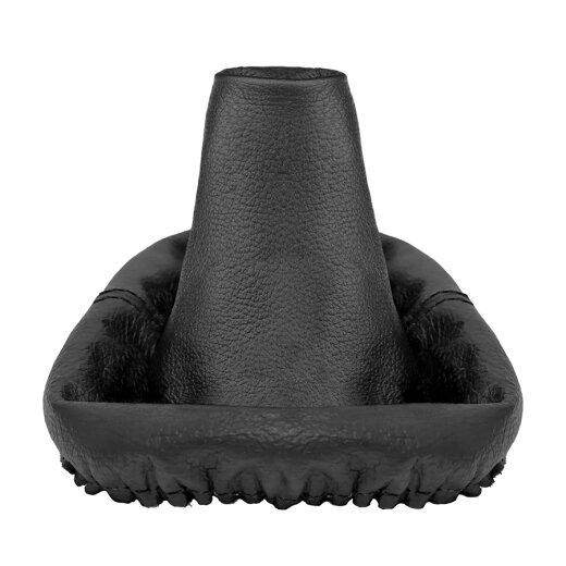 Schaltsack Schaltmanschette für VW Polo 9N 100% Echtleder Schwarz