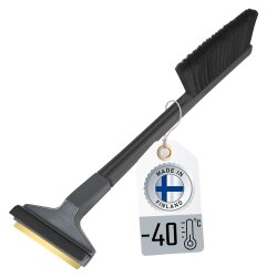 1 x Kombi Eiskratzer Schwarz-Rot Murska® mit 90mm...