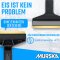 Eiskratzer Messingschaber Schwarz Grau Murska® Eisschaber mit 90mm Messingschaber 370mm lang Original aus Finnland