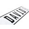 1 Stück Kennzeichen 52cm x 11cm Wunschtext FUN Kennzeichen in weiß Funschild
