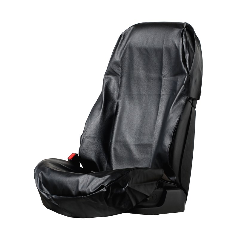 Förch Sitzschoner Kunstleder schwarz mit Airbag Zulassung Werkstattschoner Sitzbezug