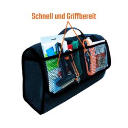 Kofferraumtasche Organizer Autotasche Auto Kofferraum KFZ Tasche schwarz