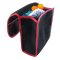 Kofferraumtasche Organizer Autotasche Auto Kofferraum KFZ Tasche in schwarz mit rotem Saum