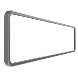 Kennzeichenhalter Zusatzrahmen für L&P A0147 /...
