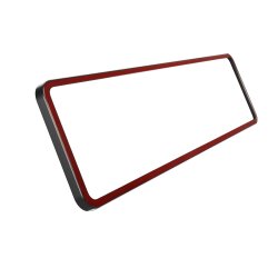Kennzeichenhalter Zusatzrahmen für L&P A0147 / L&P A0149 Farbrahmen Rot