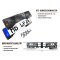 2x Kennzeichenhalter Auto Chrom Kennzeichenhalterung KFZ Kennzeichen EU 520mm x 110mm Halter Nummernschild Halterung PKW LKW Nummernschildhalter Nummernschildhalterung Kennzeichenverstärker Silber