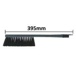 1x Set Eiskratzer + Schneebesen Schwarz-Grau MURSKA® 90mm Messingklinge Original aus Finnland