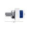 Kennzeichen Schrauben Motorrad M6 x 20mm mit Abdeckkappen 4er Set mit Kappen - Nummernschild Schrauben DIN 84