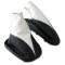 Schaltsack + Handbremsmanschette für Opel Astra G 100% echt Leder schwarz weiß