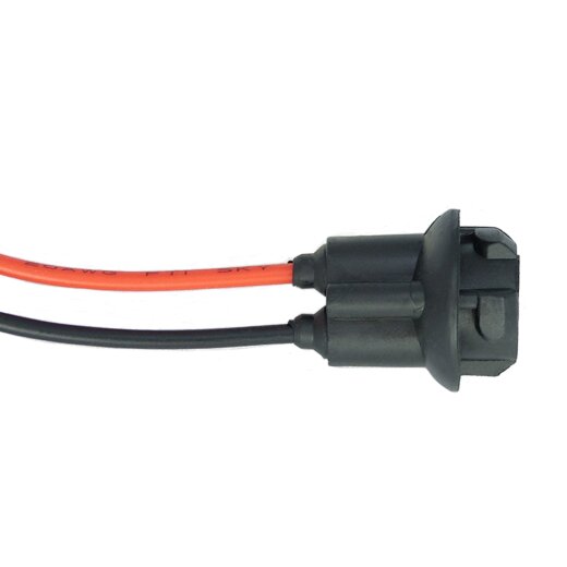 1x W5W T10 Fassung Stecker Lampenfassung Standlicht Parklicht Glas Sockel Glassockel Stecksockel W3W WY5W W2,1X9,5d