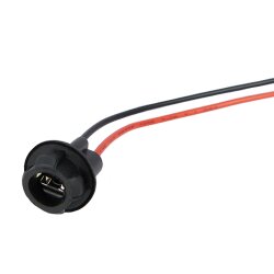 1x W5W T10 Fassung Stecker Lampenfassung Standlicht Parklicht Glas Sockel Glassockel Stecksockel W3W WY5W W2,1X9,5d