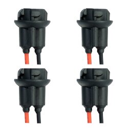 4x W5W T10 Fassung Stecker Lampenfassung Standlicht Parklicht Glas Sockel Glassockel Stecksockel W3W WY5W W2,1X9,5d