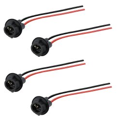 4x W5W T10 Fassung Stecker Lampenfassung Standlicht Parklicht Glas Sockel Glassockel Stecksockel W3W WY5W W2,1X9,5d