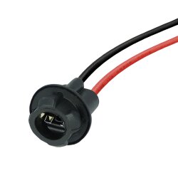 4x W5W T10 Fassung Stecker Lampenfassung Standlicht Parklicht Glas Sockel Glassockel Stecksockel W3W WY5W W2,1X9,5d