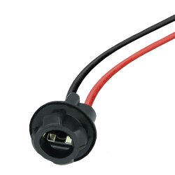 4x W5W T10 Fassung Stecker Lampenfassung Standlicht Parklicht Glas Sockel Glassockel Stecksockel W3W WY5W W2,1X9,5d