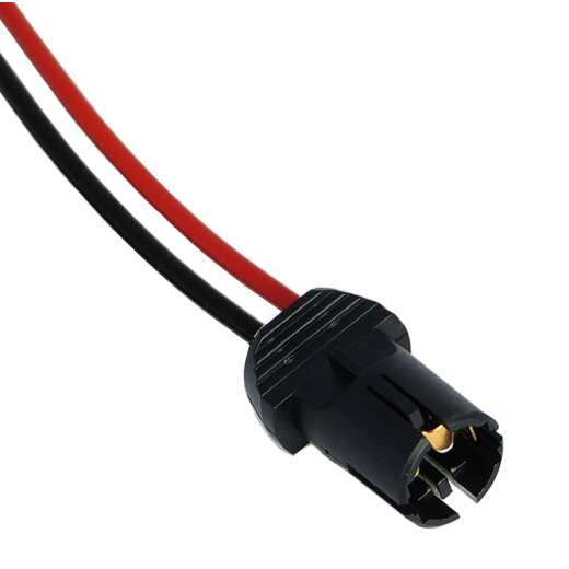 1x T10 W5W Fassung Stecker Lampenfassung Standlicht Parklicht Glas Sockel Glassockel Stecksockel W3W WY5W W2,1x9,5d