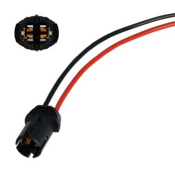1x T10 W5W Fassung Stecker Lampenfassung Standlicht Parklicht Glas Sockel Glassockel Stecksockel W3W WY5W W2,1x9,5d
