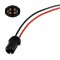 1x T10 W5W Fassung Stecker Lampenfassung Standlicht Parklicht Glas Sockel Glassockel Stecksockel W3W WY5W W2,1x9,5d
