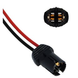 4x T10 W5W Fassung Stecker Lampenfassung Standlicht Parklicht Glas Sockel Glassockel Stecksockel W3W WY5W W2,1x9,5d
