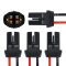 4x T10 W5W Fassung Stecker Lampenfassung Standlicht Parklicht Glas Sockel Glassockel Stecksockel W3W WY5W W2,1x9,5d