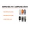 4x T10 W5W Fassung Stecker Lampenfassung Standlicht Parklicht Glas Sockel Glassockel Stecksockel W3W WY5W W2,1x9,5d