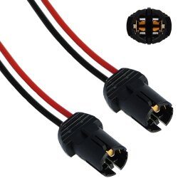 10x T10 W5W Fassung Stecker Lampenfassung Standlicht Parklicht Glas Sockel Glassockel Stecksockel W3W WY5W W2,1x9,5d