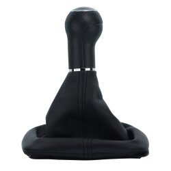 Schaltsack Schaltmanschette Schaltknauf Perforiert Blau für VW Golf 2 3 4 Cabrio Polo 6n Passat 35i 12mm 5 Gang