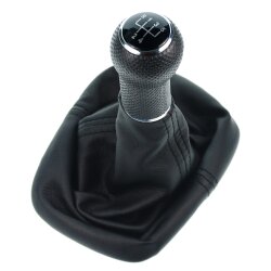 Schaltsack Schaltmanschette Schaltknauf Perforiert Blau für VW Golf 2 3 4 Cabrio Polo 6n Passat 35i 12mm 5 Gang