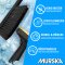 Set Eiskratzer Eisschaber Murska Schneebesen Schneebürste Schneefeger Schwarz MURSKA® 90mm Messingklinge Original aus Finnland