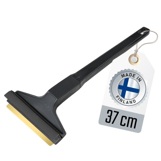 1x Eiskratzer Schwarz-Blau Murska® mit 90mm Messingschaber 370mm lang Original aus Finnland