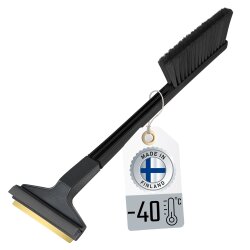 1 x Kombi Eiskratzer Schwarz-Rot Murska® mit 90mm...