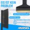 1x Kombi Eiskratzer Schwarz Murska® mit 90mm Messingschaber + Schneebesen 420mm lang Original aus Finnland