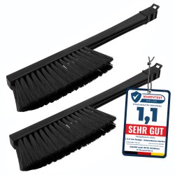 2 x Schneebürste Schneebesen Schwarz-Grau...