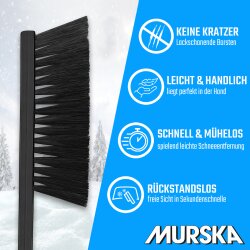 2x Schneebürste Schneebesen Schwarz Murska®...