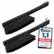2 x Schneebürste Schneebesen Schwarz-Grau Murska® Schneefeger 395mm lang Original aus Finnland