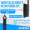 2x Schneebürste Schneebesen Schwarz Murska® Schneefeger 395mm lang Original aus Finnland