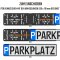 Einschlagpfosten aus Edelstahl mit Halterung zum Einschieben Erdspieß Pfosten Befestigung Parkplatzschild Befestigung