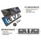 2x Kennzeichenhalter Auto Carbon Look Kennzeichenhalterung KFZ EU Kennzeichen 520 x 110 Halter Nummernschild Halterung PKW LKW Nummernschildhalter Nummernschildhalterung Kennzeichenverstärker