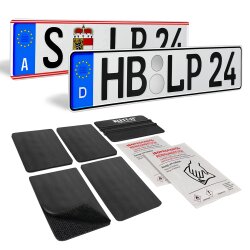 Kennzeichenhalter rahmenlos Nummernschildhalterung Auto...