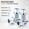 4 Radschrauben Silber Kugelbund R13 M14 x 1,5 27 mm SW17 für Audi VW Seat Skoda Ford