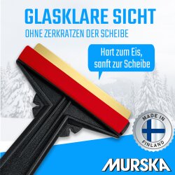 Eiskratzer Auto MURSKA® 90mm Messingklinge Gesamtlänge 165mm Farbe zufällig
