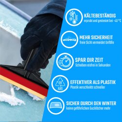 Eiskratzer Auto MURSKA® 90mm Messingklinge Gesamtlänge 165mm Farbe zufällig