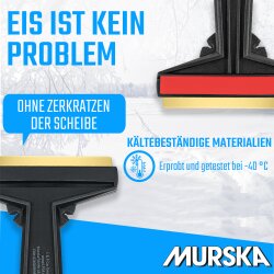 Eiskratzer Auto MURSKA® 90mm Messingklinge Gesamtlänge 165mm Farbe zufällig