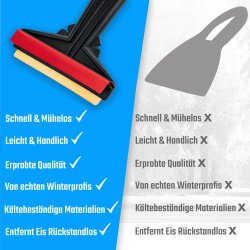 Eiskratzer Auto MURSKA® 90mm Messingklinge Gesamtlänge 165mm Farbe zufällig